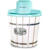 Aqua/White Wood