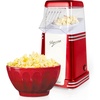 image:imageNostalgia HotAir Electric Popcorn Maker 8 Cups Healthy Oil Free Popcorn with Measuring Scoop Retro RedRed