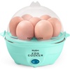 image:imageNostalgia MyMini 7 Egg Cooker makes 7 soft medium or hard boiled eggs egg bowls includes egg white separator Teal