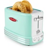 image:imageNostalgia New and Improved Wide 2Slice Toaster Perfect For Bread English Muffins Bagels 5 Browning Levels With Crumb Tray amp Cord Storage AquaTurqoise