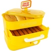 image:imageNostalgia Oscar Mayer DinerStyle Hot Dog Steamer and Bun Warmer 8 Hot Dog and 4 Bun Capacity Steam Bratwursts Sausages Vegetables Fish Dumplings YellowOscar Mayer Steamer