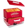 image:imageNostalgia Oscar Mayer DinerStyle Hot Dog Steamer and Bun Warmer 8 Hot Dog and 4 Bun Capacity Steam Bratwursts Sausages Vegetables Fish Dumplings YellowGameday Steamer