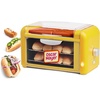 image:imageNostalgia Oscar Mayer Extra Large 8 Hot Dog Roller amp Bun Toaster Oven  Stainless Steel Grill Rollers for Veggie Sausages amp Brats  MultiUse Warming Oven with Adjustable Timer for Parties  YellowHot Dog Roller Yellow