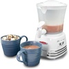 image:imageNostalgia Retro Frother and Hot Chocolate Maker and Dispenser 32 Oz for Coffees Lattes Cappuccinos RedWhite