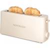 image:imageNostalgia Slim 2Slice Toaster  Wide Slot  SpaceSaving Design  Adjustable Browning Dial  10inch Long Slot Fits 2 Slices of Bread or Bagel Halves  Dropdown Crumb Tray  BlackberryOatmeal