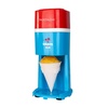 image:imageNostalgia Snow Cone Machine With 1 Reusable Plastic Cup amp Dual Ice Molds Retro TableTop Shaved Ice Maker with Stainless Steel Blades for Fluffy Ice Slushie Machine for Fun Gatherings White amp GreenBlue Red