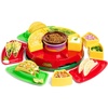 image:imageNostalgia Taco Tuesday Heated Lazy Susan Taco Bar Serving Set for a Party with 4 Tortilla Holders Fondue Pot for Burritos Nachos and Fajitas  20 Oz  RedLazy Susan Red