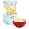 image:imageNostalgia Vintage HotAir Popcorn Maker Machine  Makes Up to 12 Cups  OilFree  Healthier Popcorn  Classic StandUp Cart With Wheels  Includes Kernel Measuring Cup  White amp RedAqua
