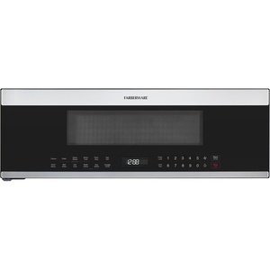 image:imageFarberware 17 Cu Ft OvertheRange Microwave Oven  1000 Watts Power Auto Cook Settings Defrost Easy Clean and Child Safety Lock  StainlessStainless Steel