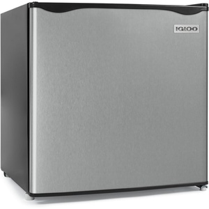 image:imageIgloo 26 CuFt Mini Fridge with Freezer Single Door Compact Refrigerator with Glass Shelves for Homes Dorms amp Offices Keep Snacks Drinks amp Frozen Foods Cool with Temperature Control Fridge WhitePlatinum