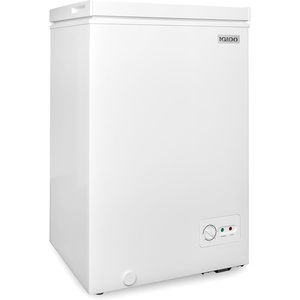 image:imageIgloo 35 Cu Ft Upright Deep Freezer Chest Deep Freezer with Quick Freezing System amp Adjustable Thermostat for Homes Garages amp Basements Low Noise Freezer with Removable Basket amp LED Lights WhiteWhite