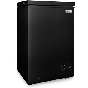 image:imageIgloo 35 Cu Ft Upright Deep Freezer Chest Deep Freezer with Quick Freezing System amp Adjustable Thermostat for Homes Garages amp Basements Low Noise Freezer with Removable Basket amp LED Lights WhiteBlack Original