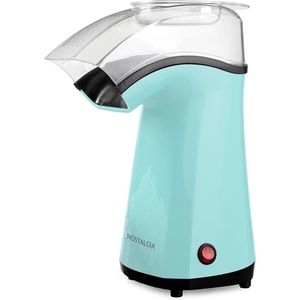 image:imageNostalgia Air Popper Popcorn Maker  OilFree Popcorn Machine Pops Up To 16 Cups with Hot Air for Movie Night Snacks  Aqua Popcorn Popper with Swirling Air Chamber amp Measuring Cup for Precise PoppingAqua Original
