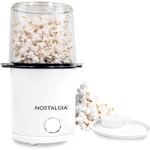 image:imageNostalgia Air Popper Popcorn Maker  OilFree Popcorn Machine Pops Up To 16 Cups with Hot Air for Movie Night Snacks  Aqua Popcorn Popper with Swirling Air Chamber amp Measuring Cup for Precise PoppingWhite
