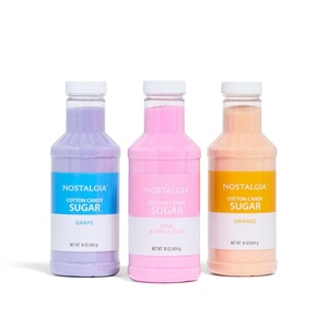 image:imageNostalgia Cotton Candy Variety Kit  3 Flossing Sugar Flavors Pink Vanilla Blue Raspberry Strawberry  7oz Bottles 4 Reusable Cones 10 Clear Bags with Twist Ties  Party Supplies48 Ounces