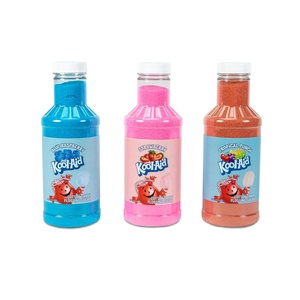 image:imageNostalgia Cotton Candy Variety Kit  3 Flossing Sugar Flavors Pink Vanilla Blue Raspberry Strawberry  7oz Bottles 4 Reusable Cones 10 Clear Bags with Twist Ties  Party Supplies101 Pound Pack of 3