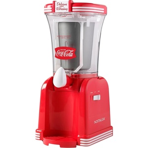 image:imageNostalgia KoolAid Slush N Go Personal Blender for Smoothies Slushies Shakes and Fruit Blends Includes Two 15 Oz Travel Bottles Cup Lid and Reusable Straw Blue32Ounce Frozen Drink Maker Coke