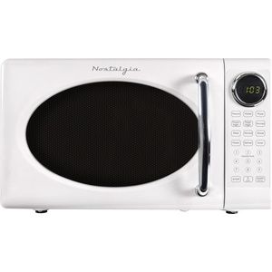 image:imageNostalgia Modern Retro Compact Countertop Microwave Oven  07 Cu Ft  700Watts with LED Digital Display  Child Lock  Easy Clean Interior  LavenderWhite