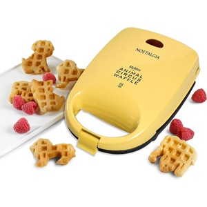 image:imageNostalgia MyMini Personal Electric Waffle Maker 5Inch Cooking Surface Hash browns French Toast Grilled Cheese Quesadilla Brownies Cookies AquaAnimal