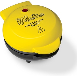 image:imageNostalgia MyMini Personal Electric Waffle Maker 5Inch Cooking Surface Hash browns French Toast Grilled Cheese Quesadilla Brownies Cookies AquaCars and Trucks