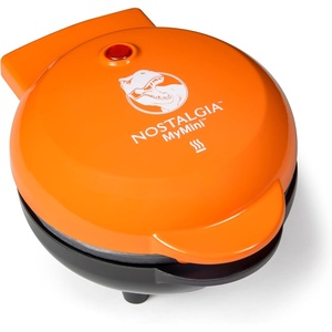 image:imageNostalgia MyMini Personal Electric Waffle Maker 5Inch Cooking Surface Hash browns French Toast Grilled Cheese Quesadilla Brownies Cookies AquaDinosaur