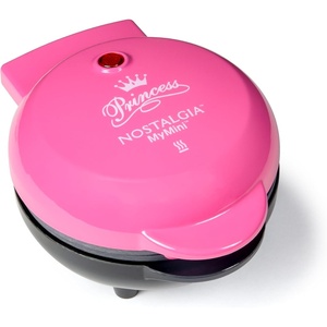 image:imageNostalgia MyMini Personal Electric Waffle Maker 5Inch Cooking Surface Hash browns French Toast Grilled Cheese Quesadilla Brownies Cookies AquaPrincess