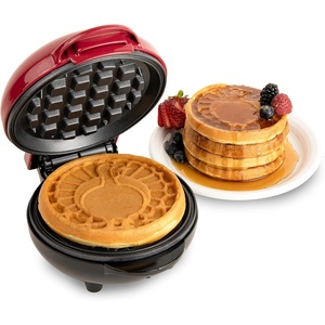 image:imageNostalgia MyMini Personal Electric Waffle Maker 5Inch Cooking Surface Hash browns French Toast Grilled Cheese Quesadilla Brownies Cookies AquaTurkey
