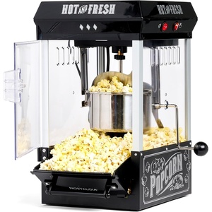 image:imageNostalgia Popcorn Maker Machine  Professional Cart With 25 Oz Kettle Makes Up to 10 Cups  Vintage Popcorn Machine Movie Theater Style  Red amp WhiteBlack