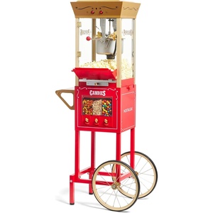 image:imageNostalgia Popcorn Maker Machine  Professional Cart With 25 Oz Kettle Makes Up to 10 Cups  Vintage Popcorn Machine Movie Theater Style  Red amp WhiteRed Candy Cart