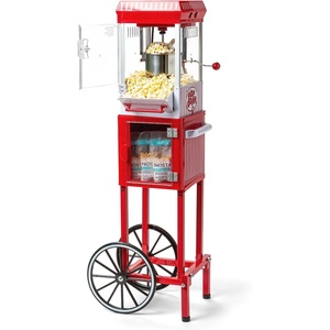 image:imageNostalgia Popcorn Maker Machine  Professional Cart With 25 Oz Kettle Makes Up to 10 Cups  Vintage Popcorn Machine Movie Theater Style  Red amp WhiteRed  White