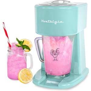 image:imageNostalgia Retro 40Ounce Frozen Beverage Station  Slushie Machine and Ice Shaver with Automatic Mixing for Soda Cocktails and Margaritas  Easy amp Safe Use  RedAqua