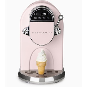 image:imageNostalgia Retro Soft Serve Ice Cream Maker  Make 10 Four Ounce Servings of Chocolate Vanilla Strawberry Flavors amp More  Easy Dispensing Lever amp Self Clean Mode  Ready in about 20 MinutesPink