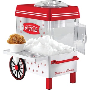 image:imageNostalgia Snow Cone Machine  Retro TableTop 8 Oz Snow Cone Maker Makes 20 ICY Treats Countertop Slushie Machine Includes 2 Reusable Plastic Cups amp Ice ScoopVintage BlueCocaCola