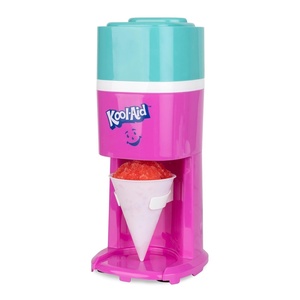 image:imageNostalgia Snow Cone Machine With 1 Reusable Plastic Cup amp Dual Ice Molds Retro TableTop Shaved Ice Maker with Stainless Steel Blades for Fluffy Ice Slushie Machine for Fun Gatherings White amp GreenSharkleberry