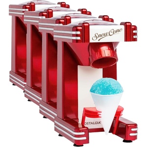 image:imageNostalgia Snow Cone Shaved Ice Machine  Makes 20 Icy Treats  Includes 1 Reusable Plastic Cup  Retro RedRetro Red