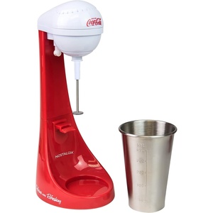 image:imageNostalgia TwoSpeed Electric Milkshake Maker and Drink Mixer Includes 16Ounce Stainless Steel Mixing Cup amp Rod BlueCoke