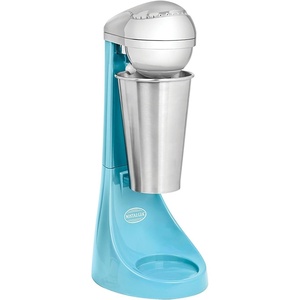 image:imageNostalgia TwoSpeed Electric Milkshake Maker and Drink Mixer Includes 16Ounce Stainless Steel Mixing Cup amp Rod Jade GreenBlue
