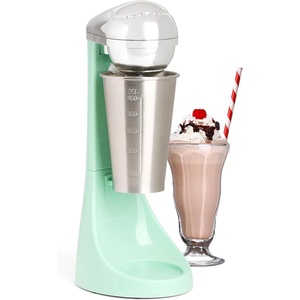 image:imageNostalgia TwoSpeed Electric Milkshake Maker and Drink Mixer Includes 16Ounce Stainless Steel Mixing Cup amp Rod Jade GreenJade