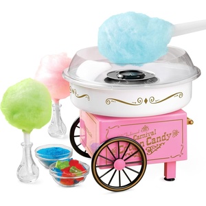 image:imageNostalgia Vintage Cotton Candy Machine  Countertop Cotton Candy Maker With 2 Reusable Cones amp 1 Sugar Scoop  Use Hard Candy or Sugar to Create Fluffy Delicious Treats in MinutesPinkPink
