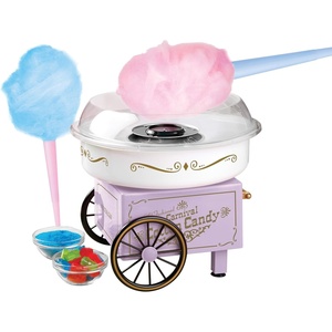 image:imageNostalgia Vintage Cotton Candy Machine  Countertop Cotton Candy Maker With 2 Reusable Cones amp 1 Sugar Scoop  Use Hard Candy or Sugar to Create Fluffy Delicious Treats in MinutesPinkLavender