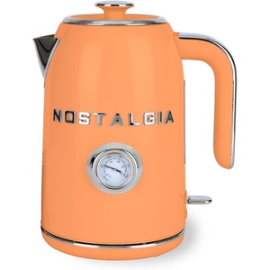 image:imageRetro 17L Electric Kettle Stainless Steel 1500W Fast Boil CreamOrange