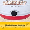 image:imageNostalgia Game Day 4Quart Kickin Keg Slow Cooker with Lid and Ladle LongLasting Ceramic Material and KegLike Appearance Cooks Chicken Wings Meatballs Chilli Cheese Soup Stews and More4 Qt Slow Cooker