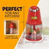 image:imageNostalgia Taco Tuesday 2Speed Chopper Perfect For Salsa Guacamole Dip Sauces Hummus Stainless Steel Blades 2Cup Capacity Red