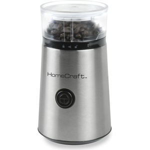 image:imageHomeCraft HCCG1SS Grinder Mill with Large 12 Cup Capacity One Touch Operation Dishwasher Safe Bowl Perfect for Nuts Spices amp Herbs Stainless steel