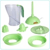 image:imageNostalgia Taco Tuesday Electric Citrus Juicer Machine and Pitcher  Includes Margarita Salt and Rimmer Set and Four 8 oz Glasses  32 oz  Green