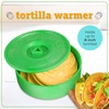 image:imageTaco Tuesday Complete Taco Serving Set with Tortilla Warmer Salsa Bowls Shell Holders and Mortar and Pestle  9Piece Set  Red Yellow and GreenTaco Holder Set