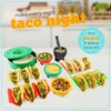 image:imageTaco Tuesday Complete Taco Serving Set with Tortilla Warmer Salsa Bowls Shell Holders and Mortar and Pestle  9Piece Set  Red Yellow and GreenTaco Holder Set