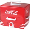 image:imageNostalgia Extra Large DinerStyle CocaCola Hot Dog Steamer and Bun Warmer 24 Hot Dog and 12 Bun Capacity Steam Bratwursts Sausages Vegetables Fish Dumplings RedCoke Steamer Original