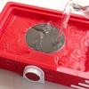 image:imageNostalgia Extra Large DinerStyle CocaCola Hot Dog Steamer and Bun Warmer 24 Hot Dog and 12 Bun Capacity Steam Bratwursts Sausages Vegetables Fish Dumplings RedCoke Steamer Original