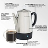 image:imageHomecraft HCPC10SS 10Cup Stainless Steel Coffee Maker Percolator EasyPour Spout LED Indicator Light Keep Warm Function